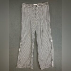 Rolla's ROLLAS Womens Sailor Pant Lyocell Capri Black Stripe Sz. 29